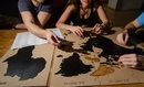 Wereldkaart van hout - Legpuzzel True Puzzel 100 X 60cm | Mimi Goods