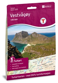 Wandelkaart 2673 Turkart Vestvågøy | Nordeca