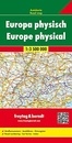 Wegenkaart - landkaart Europa - fysisch - natuurkundig | Freytag & Berndt