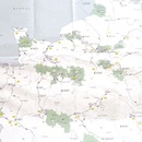 Wandelkaart France coffret 100 aventures à vélo Recto Verso | Recto Verso