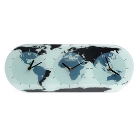 Wandklok Wereldtijden | Basic