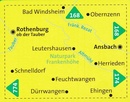 Wandelkaart 164 Frankenhöhe | Kompass