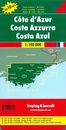 Wegenkaart - landkaart Côte d'Azur- Franse Riviera | Freytag & Berndt