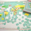 Kadotip - Legpuzzel Vintage World Map Jigsaw  | Rex London