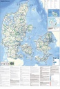 Fietskaart Cykelkort Danmark og København Denmark and Greater Copenhagen Bicycle Map | Scanmaps