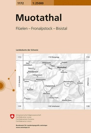 Wandelkaart - Topografische kaart 1172 Muotathal | Swisstopo
