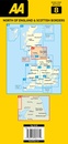 Wegenkaart - landkaart 8 Road Map Britain Engeland Noord & Scottish Borders | AA Publishing