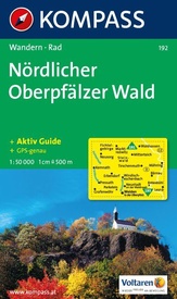 Wandelkaart 192 Nördlicher Oberpfälzer Wald | Kompass
