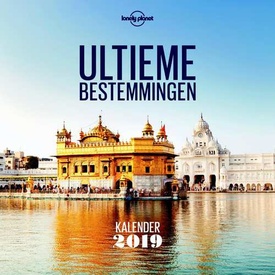 Opruiming - Kalender Ultieme bestemmingen kalender 2019 | Lonely Planet