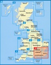 Wegenkaart - landkaart 3 Road Map Britain South East England | AA