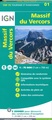 Fietskaart - Wandelkaart 01 Massif du Vercors | IGN - Institut Géographique National