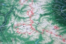 Wandkaart 111 Berge der Alpen | 59.4 x 84.1 cm | Marmota Maps