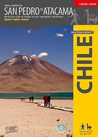 Wandelkaart - Wegenkaart - landkaart San Pedro de Atacama – Chili | Viachile Editores