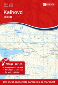 Wandelkaart - Topografische kaart 10032 Norge Serien Kalhovd | Nordeca