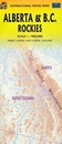 Wegenkaart - landkaart British Columbia & Alberta Rockies | ITMB