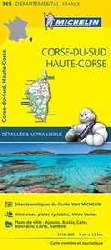 Wegenkaart - landkaart 345 Corsica - Corse-du-sud, Haute-corse | Michelin