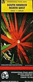 Wegenkaart - landkaart South America North West | ITMB
