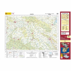 Topografische kaart 490 MT50 Odón | CNIG - Instituto Geográfico Nacional1