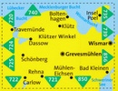 Wandelkaart 734 Wismar - Klützer Winkel | Kompass