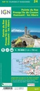 Fietskaart - Wandelkaart 24 Bretagne - Pointe du Raz, Presqu'ile de Crozon, Ouessant - les Abers | IGN - Institut Géographique National