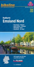 Fietskaart NDS5 Bikeline Radkarte Emsland Nord | Esterbauer