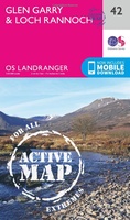 Glen Garry & Loch Rannoch Active Map