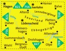 Wandelkaart 749 Märkischer Kreis | Kompass