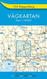 Wegenkaart - landkaart 132 Vägkartan Kopparberg | Lantmäteriet