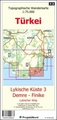 Wegenkaart - landkaart 7.3 Lykische Küste 3 | Projekt Nord
