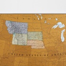Scratch Map USA - Verenigde Staten Travel Edition 43.2  x 27,9 cm | Maps International