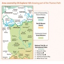 Wandelkaart - Topografische kaart 169 OS Explorer Map Cirencester, Swindon | Ordnance Survey