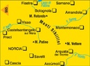 Wandelkaart 666 Monti Sibillini - Cascia - Norcia | Kompass
