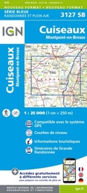 Wandelkaart - Topografische kaart 3127SB Cuiseaux | IGN - Institut Géographique National