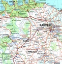 Wegenkaart - landkaart Estland hiking and health trails | Jana Seta