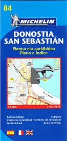 Stadsplattegrond Donostia, San Sebastian | Michelin