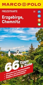 Wegenkaart - landkaart 23 Marco Polo Freizeitkarte Erzgebirge - Chemnitz | MairDumont