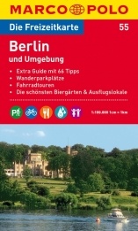 Wegenkaart - landkaart 55 Marco Polo Freizeitkarte Berlin und Umgebung - Berlijn en omgeving | Marco Polo