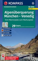 Alpenüberquerung München, Venedig, Vom Marienplatz zum Markusplatz, 29 Etappen mit Extra-Tourenkarte