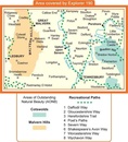 Wandelkaart - Topografische kaart 190 Explorer Malvern Hills, Bredon Hill | Ordnance Survey