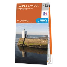 Wandelkaart - Topografische kaart 422 OS Explorer Map Nairn, Cawdor | Ordnance Survey