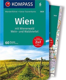 Opruiming - Wandelgids Kompass Wanderführer Wien mit Wienerwald, Wein- und Waldviertel | Kompass