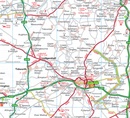Wegenkaart - landkaart 2 Road Map Britain Central Southern England | AA