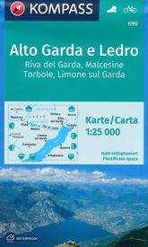 Wandelkaart 690 Alto Garda e Ledro | Kompass