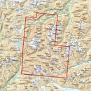 Wandelkaart Hoyfjellskart Jotunheimen: Smørstabbstindan - Leirvassbu | Calazo