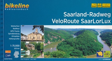 Fietsgids Bikeline Saarland-Radweg, VeloRoute SaarLorLux | Esterbauer