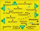Wandelkaart 839 Westlicher Taunus | Kompass