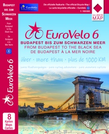 Fietsgids EuroVelo6 Eurovelo 6 - Donauradweg Budapest naar Zwarte Zee | Huber Verlag