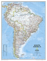 Zuid Amerika, politiek, 54 x 74 cm