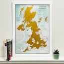 Scratch Map Verenigd Koninkrijk UK | 42 x 59 cm | Maps International