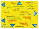 Wandelkaart 214 Feldkirchen - Gurk - Friesach | Kompass